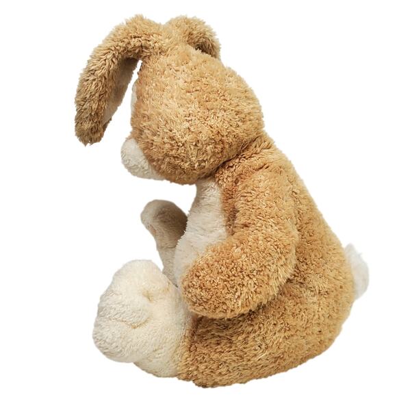 Vtg Gund Just Abunny Stuffed Rabbit Animal 12" Tan Animalcore Large Plush - Picture 4 of 9